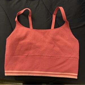 PINK Victoria's Secret Ribbed Coral Bralette